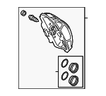 8R0615123 - : Caliper for Audi: Q5, SQ5 Image