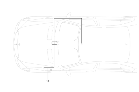 Inboard Cable Harness & Electr. Cables Used for Heater & Air Conditioner for 2011 Mercedes-Benz S 550 #0