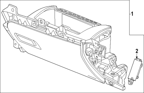 Glove Box for 2025 Chevrolet Equinox EV #0