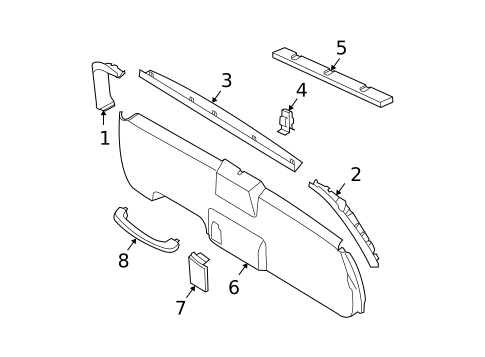 Interior Trim for 2005 Nissan Armada #0