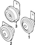 8971093600 - Electrical: Horn for Isuzu Image