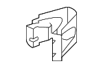 9Y0423337 - Body: Bumper Cover Clip for Porsche Image