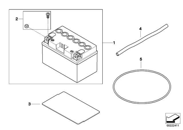 61217707945 - : Protective Hose for BMW-Motorrad Image