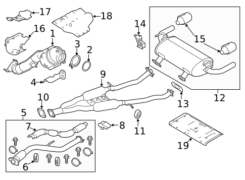 Brackets, Flanges & Hangers for 2017 INFINITI Q60 #0