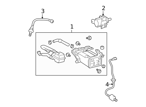 Emission System for 2009 Lexus IS250 #0