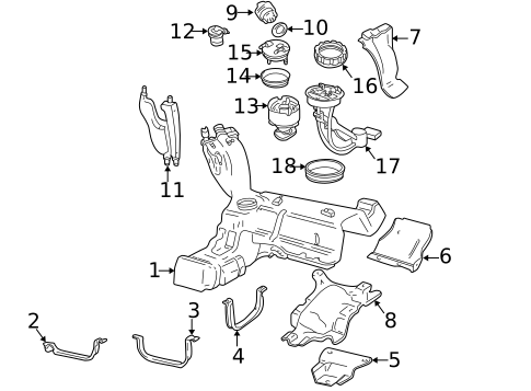 Fuel System Components for 2001 Audi A4 Quattro #0