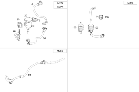 Closed Fuel-Evaporation-Control System for 2022 Mercedes-Benz E53 AMG #0