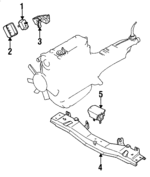 UB3939040C - Engine: Motor Mount for Mazda: B2000, B2200 Image