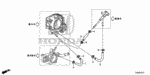 19521R70A00 - Engine: HOSE A, WATER for Honda Image