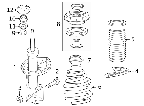 Shocks & Struts for 2014 Chevrolet Cruze #0