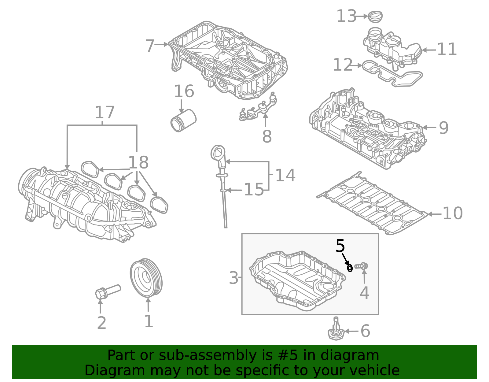 N-013-815-7 - Engine Oil Drain Plug Gasket 2007-2026 Volkswagen