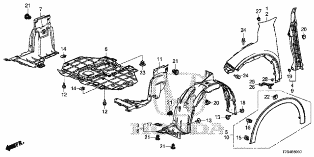 Front Fenders for 2019 Honda HR-V #0