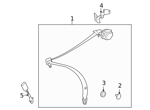 Rear Seat Belts for 2006 Mercedes-Benz CLS55 AMG #0