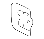 6131522020 - Body: Striker Retainer for Lexus: LX470, RX300, SC300, SC400 Image