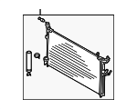 92100CG010 - HVAC: Condenser for INFINITI: FX35, FX45 Image