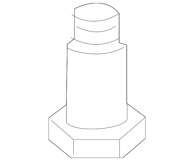 Seat Belt Lap And Shoulder Belt Bolt - Porsche (N-989-261-02)