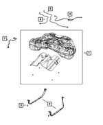 68142829AB - Fuel: Fuel Vapor Recirculation Tube for Mopar Image image
