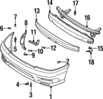 57721AC080 - : Energy Absorber for Subaru Image