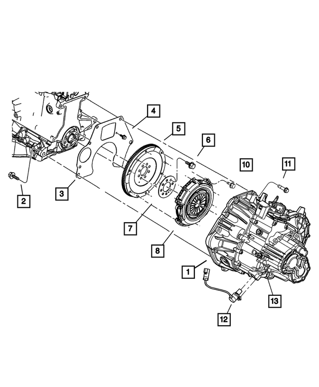 5273472AA - Getrag Manual Transaxle 5 Speed: Transmission for Mopar Image