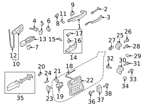 Lock & Hardware for 2013 Audi RS5 #0