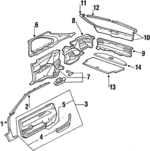 83880SD2921ZB - : Shelf for Acura Image