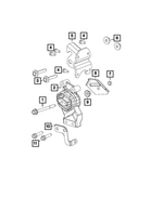 6101688 - 4.7L Gas; Engine: Hex Lock Nut, Mounting for Dodge: Ram 1500 | Jeep: Cherokee, Commander, Grand Cherokee, Grand Wagoneer, Wagoneer | Ram: 1500, 1500 Classic Image