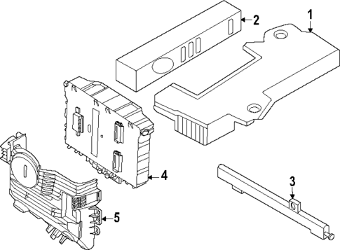 Keyless Entry Components for 2025 Lincoln Nautilus #0