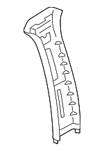 5L8Z7824346AAD - Body: Center Pillar Trim for Ford: Escape | Mercury: Mariner Image