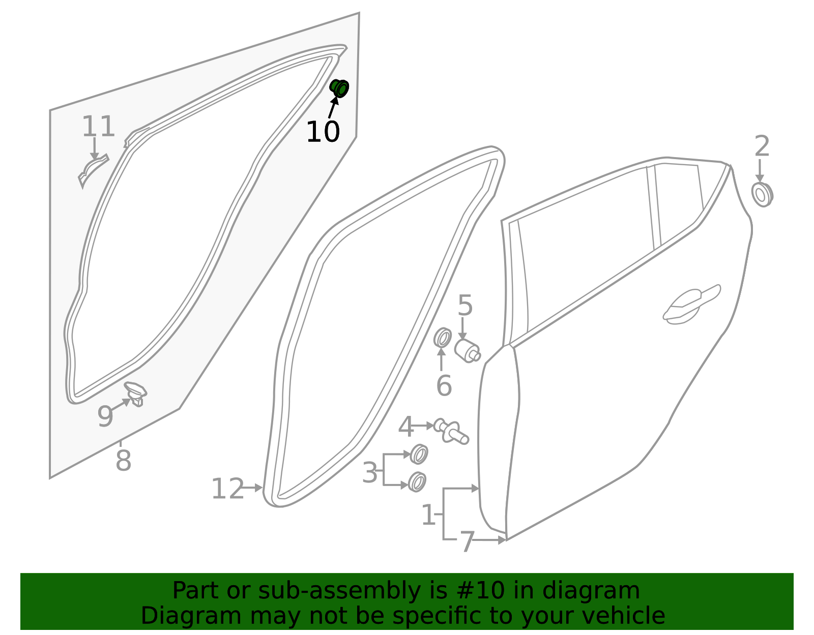 GHP9-58-762A - Door Weather-Strip Clip 2013-2021 Mazda | Mazda-Parts