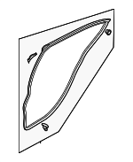 BHN973760C - Body: Door Weather-strip for Mazda: 3 Image