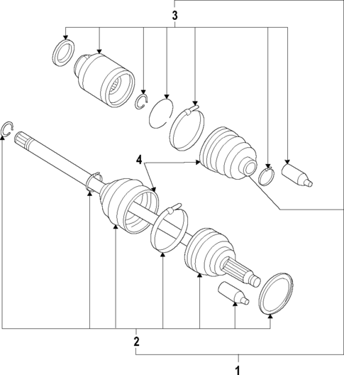 Axle Shafts & Joints for 2004 Subaru Outback #0