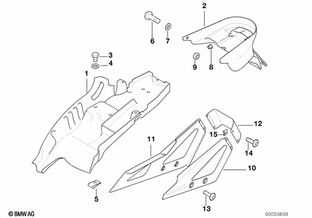 46622346010 - Frame and Mounting Parts: Registration Plate Mounting - Schwarz for BMW-Motorrad Image