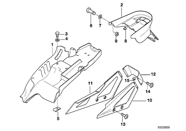 46622346307 - : Bracket Left - Black for BMW-Motorrad Image