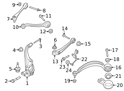 Suspension Components for 2020 Porsche Macan #1