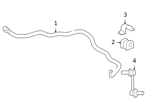 Stabilizer Bar & Components for 2007 Acura RL #1