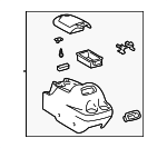 589100C021B1 - Body: Console Assembly for Toyota: Tundra Image