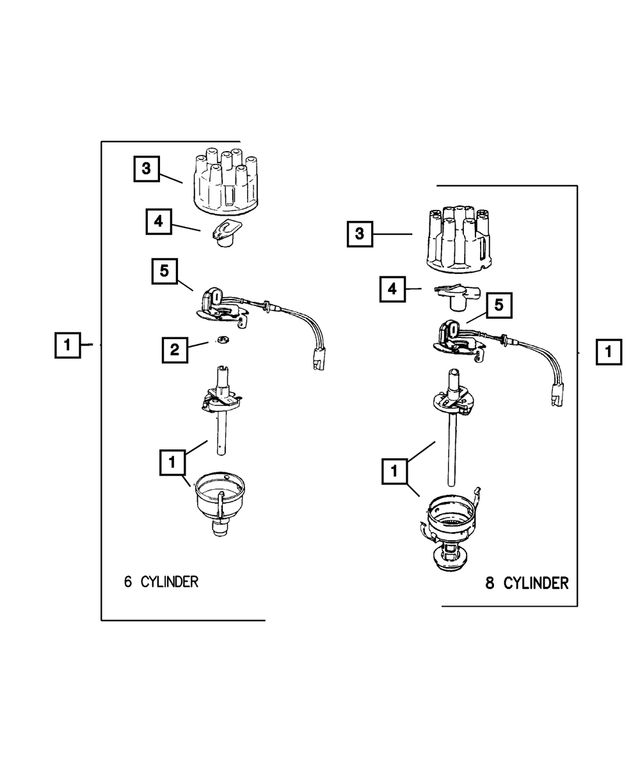 5142591AA - Electrical: Distributor Cap for Mopar Image
