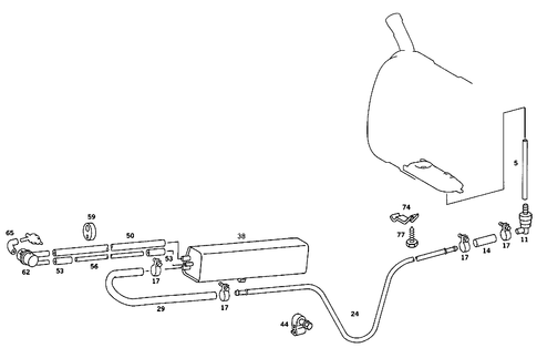 Closed Fuel-Evaporation-Control System for 1989 Mercedes-Benz 190E #1