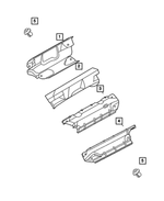 52013444AA - Exhaust: Heat Shield Clip for Mopar Image