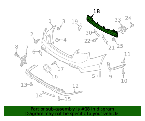 86631 R5000 2018-2020 Kia Stinger Impact Bar 86631-J5000 | OEM Parts Online