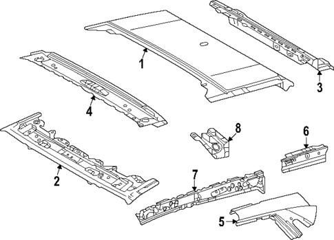 Roof & Components for 2024 Subaru Solterra #0