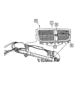 1GZ56AXRAA - Cooling: Radiator Grille for Mopar Image