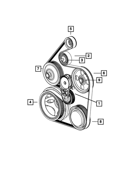 Pulleys and Related Parts for 2010 Dodge Ram 1500 #0