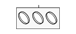 LR034517 - Suspension: Drive Shaft O-Ring for Land-Rover Image image