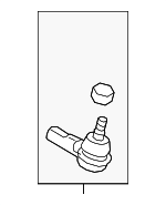 4422A063 - : Outer Tie Rod for Mitsubishi: Mirage, Mirage G4 Image