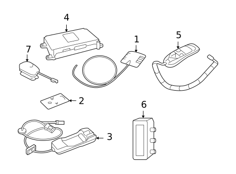 Communication System Components for 2007 Jaguar Super V8 #0