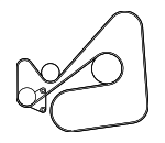 L51815909A - : Serpentine Belt for Mazda Image