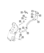 6106170AA - Exhaust: Nut for Fiat: 500, 500L, 500X | Jeep: Compass, Renegade | Ram: ProMaster City Image