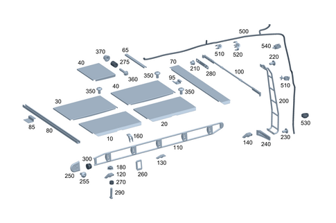Luggage Rack for 2007 Mercedes-Benz G500 #0