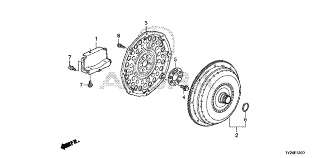 Torque Converter (6AT) for 2015 Acura RLX #0